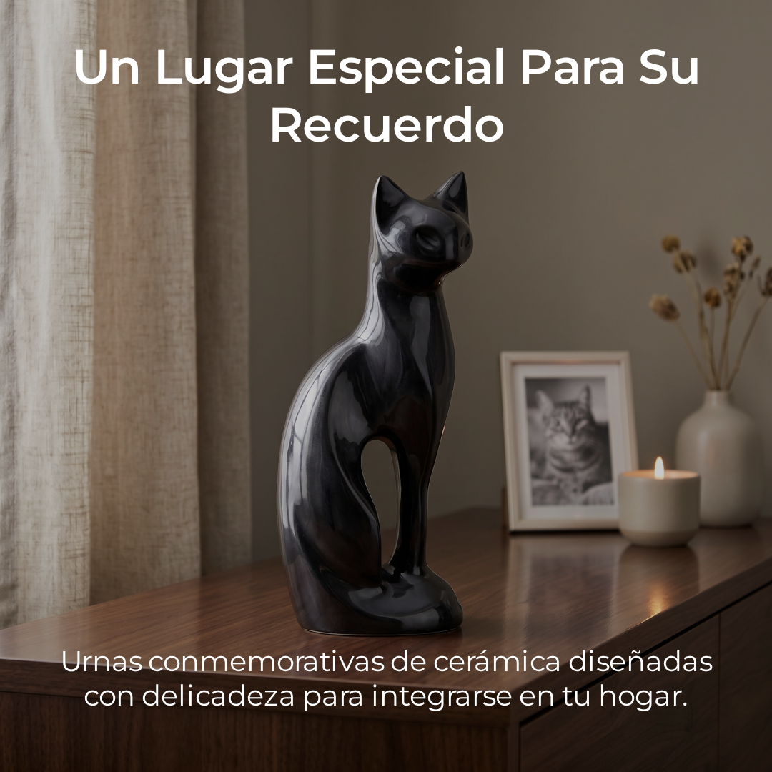 Urna para cenizas "Cat™ Pearl White" - Imagen 2